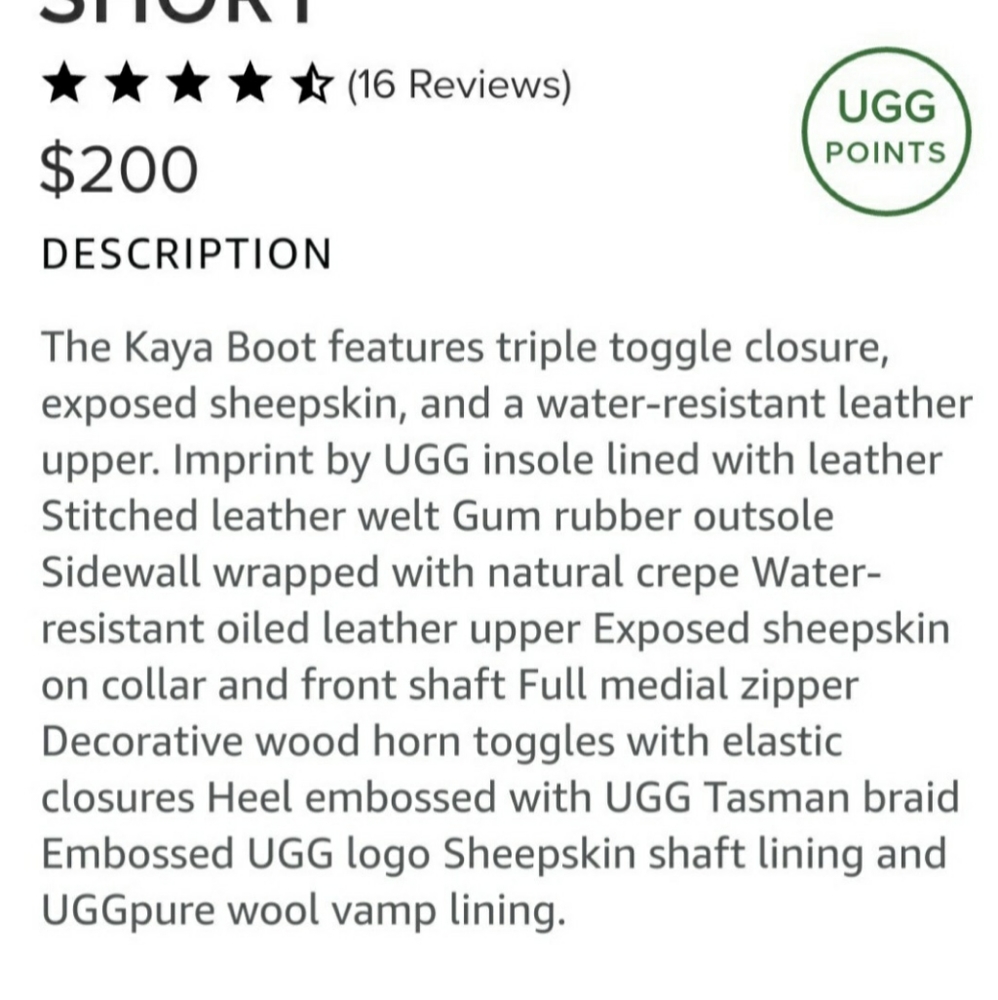 Ugg Kaya Boots - Picture 3 of 8